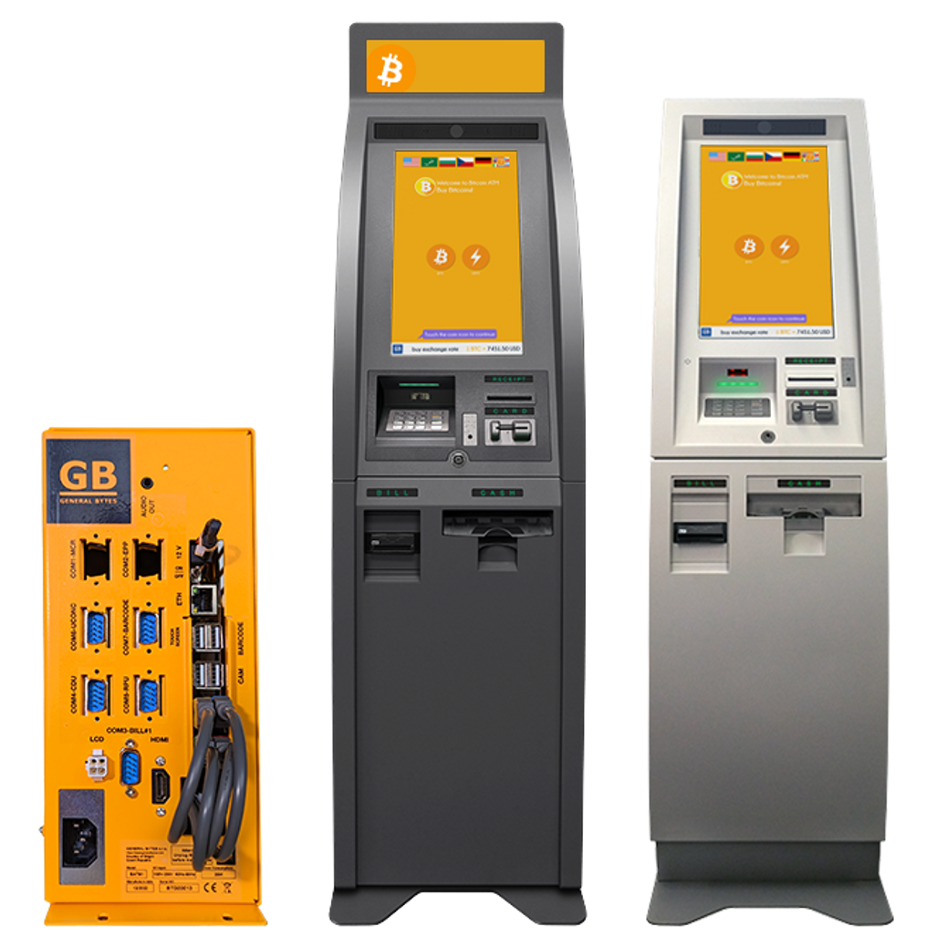 GENERAL BYTES Bitcoin and Cryptocurrency ATMs