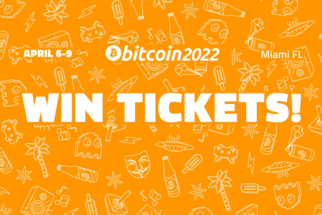 Bitcoin 2022 Miami Conference Tickets Giveaway GENERAL BYTES